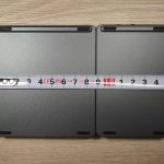 szerokość złożonej mobilnej klawiatury składanej bluetooth