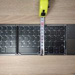 wysokość mobilnej klawiatury składanej bluetooth