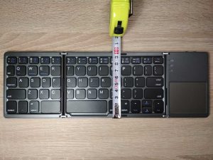 Wysokość mobilnej klawiatury składanej bluetooth